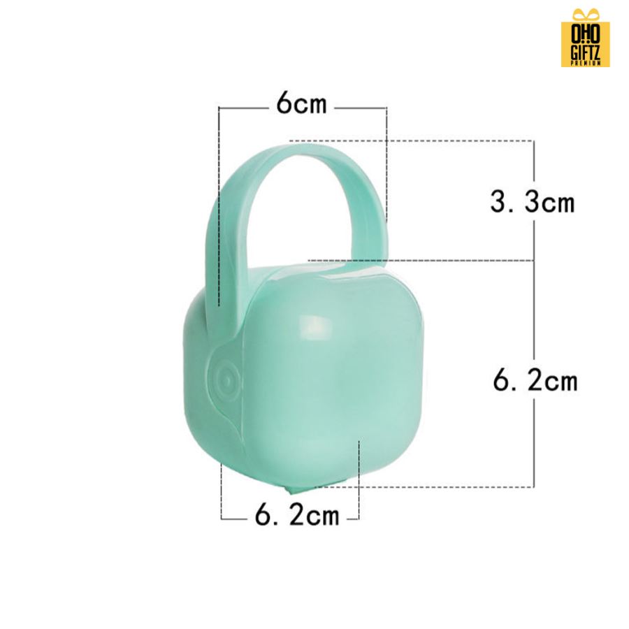 กล่องเก็บจุกนมเด็กหรือใส่จิปาถะ สกรีนชื่อ สกรีนโลโก้ทำเป็นของพรีเมี่ยมได้