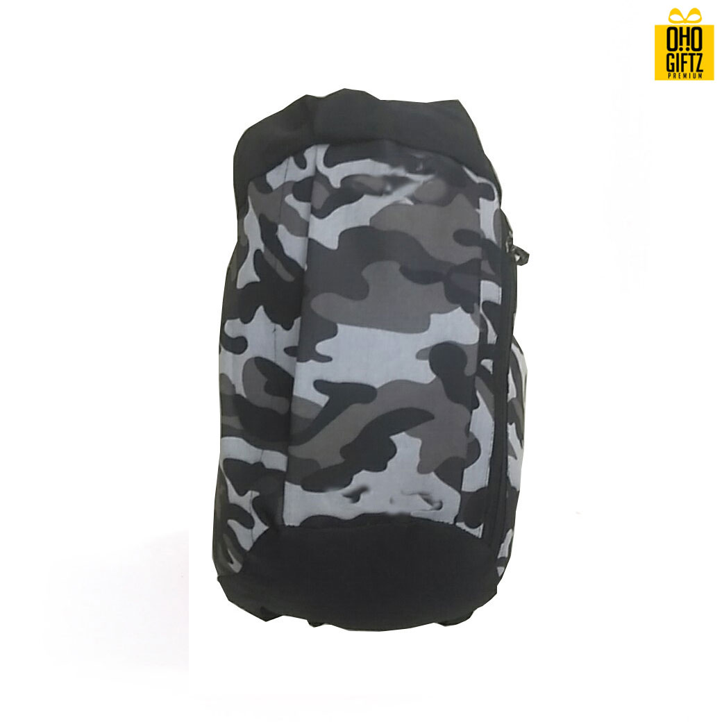 กระเป๋าเป้ลายพราง สกรีนชื่อ สกรีนโลโก้ได้