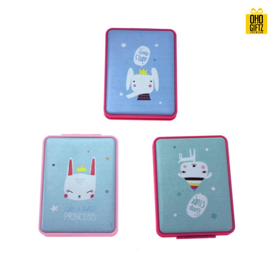 กระจกพับมินิ สกรีนชื่อ สกรีนโลโก้  ทำเป็นของพรีเมี่ยมได้