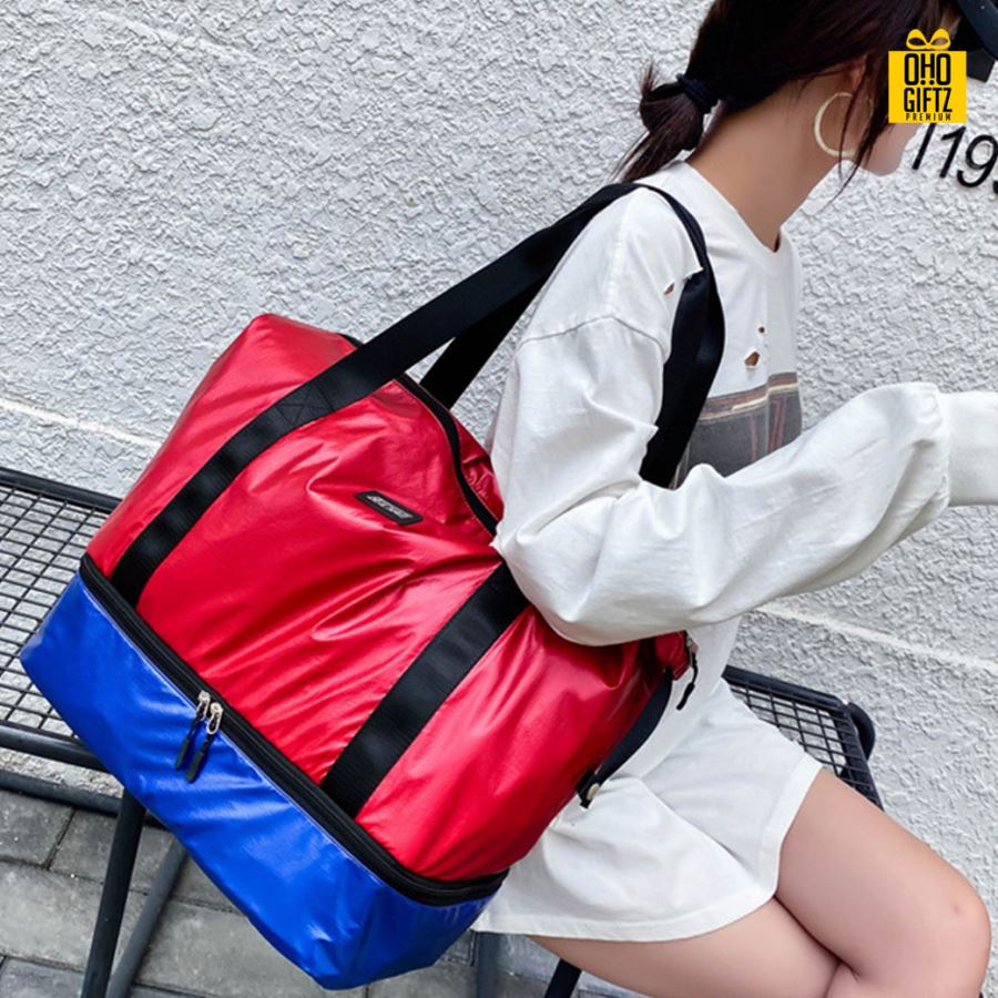 กระเป๋าฟิตเนส สกรีนชื่อ สกรีนโลโก้ได้