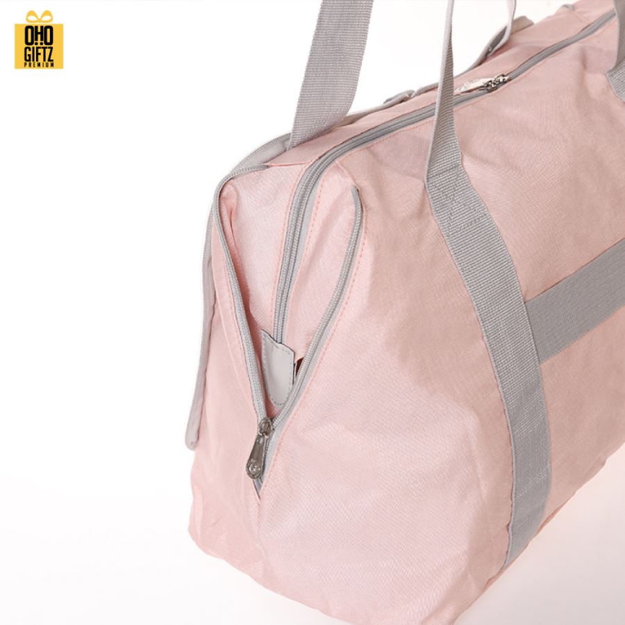 กระเป๋าใส่เดินทาง พับได้ สกรีนโลโก้ ทำเป็นของพรีเมี่ยม ของชำร่วยได้ 