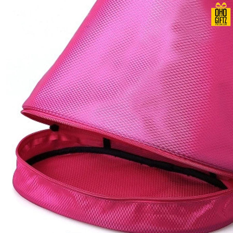 กระเป๋าเป้ผ้ากันน้ำทรงถัง สกรีนโลโก้ ทำเป็นของพรีเมี่ยม