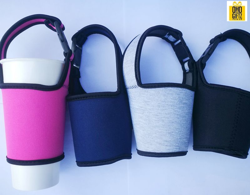 ปลอกหุ้มแก้วน้ำ สกรีนโลโก้  ทำเป็นของพรีเมี่ยมได้ 