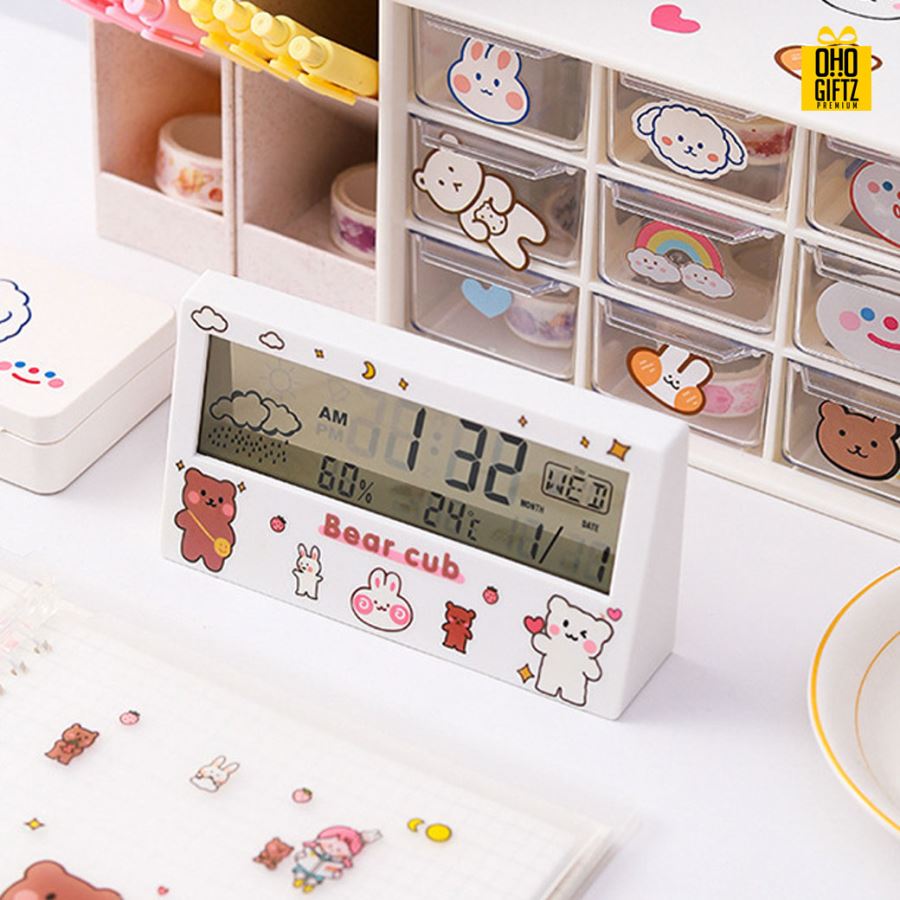 นาฬิกาอิเล็กทรอนิกส์ สกรีนชื่อ สกรีนโลโก้ ทำเป็นของพรีเมี่ยมได้