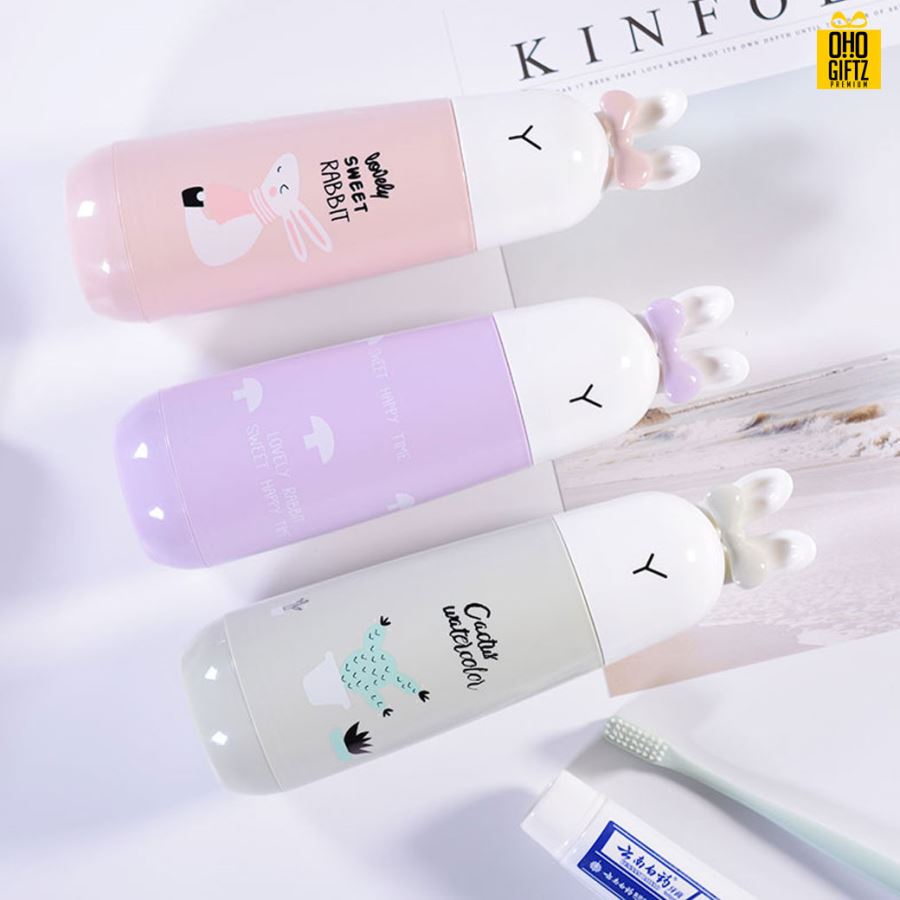 กระบอกใส่แปรงสีฟัน สกรีนชื่อ สกรีนโลโก้  ทำเป็นของพรีเมี่ยมได้ 