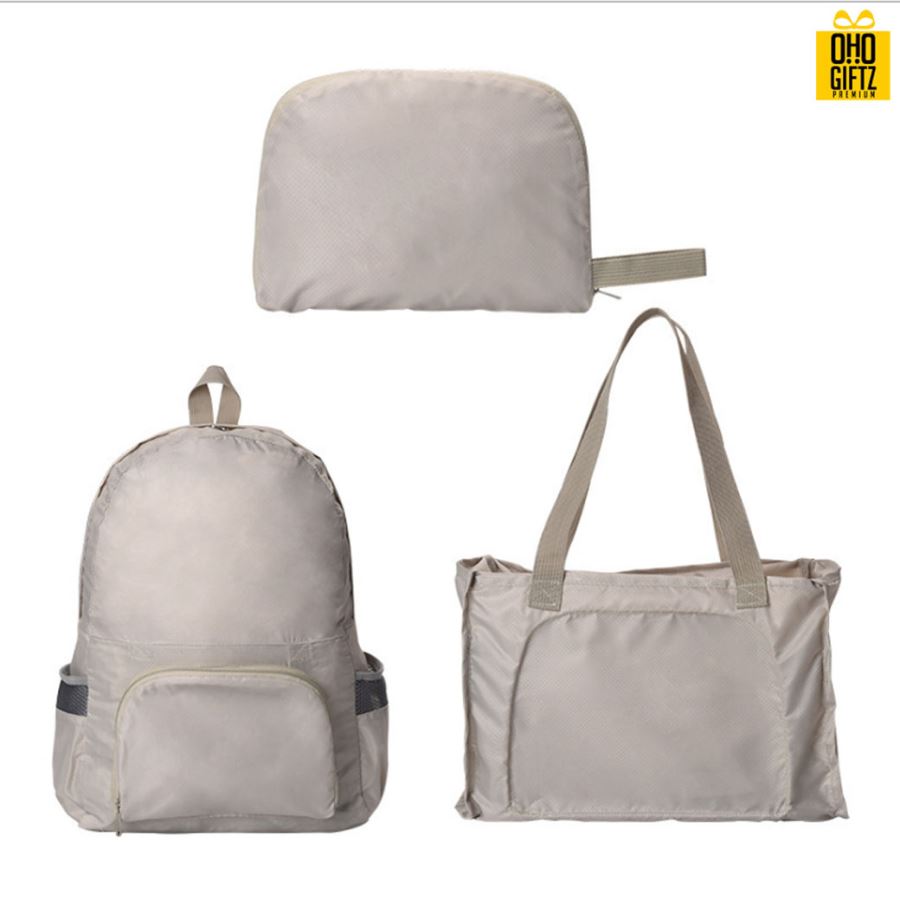  กระเป๋าพับได้มัลติฟังก์ชั่น สกรีนโลโก้ ทำเป็นของพรีเมี่ยม ของที่ระลึก