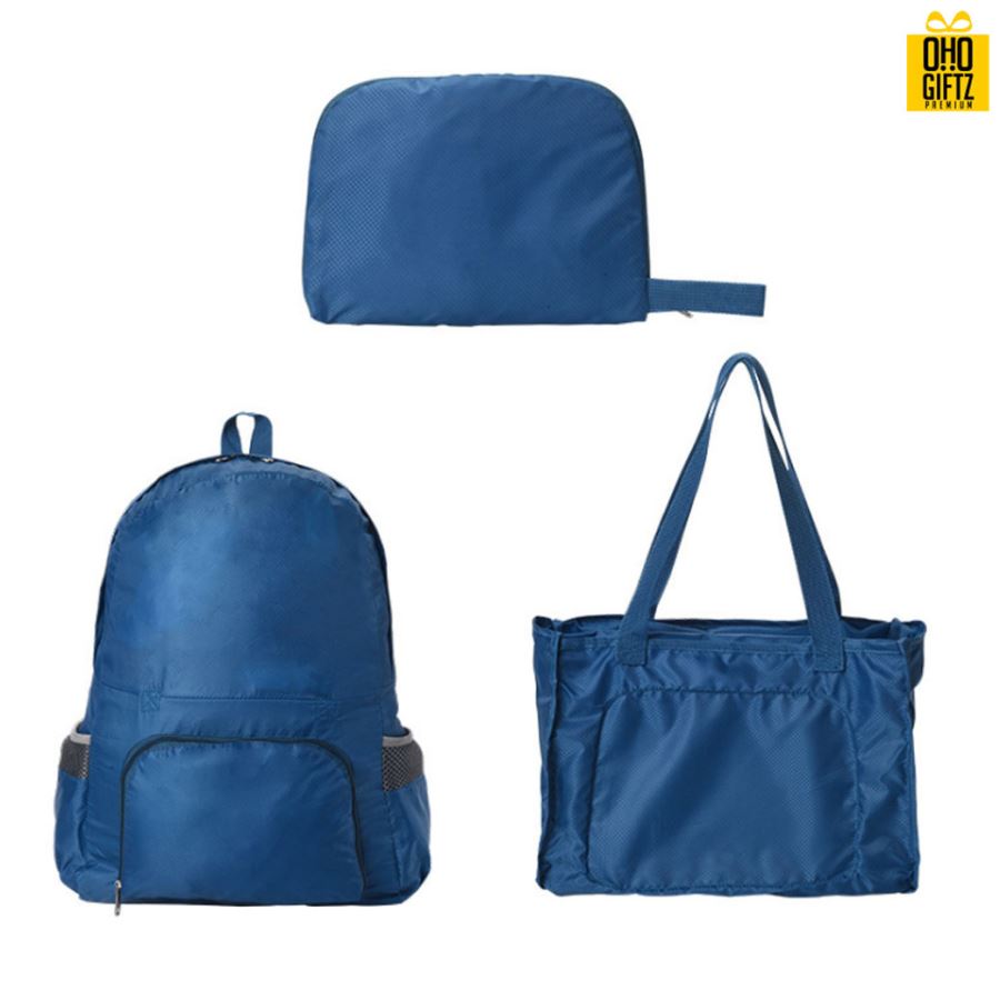  กระเป๋าพับได้มัลติฟังก์ชั่น สกรีนโลโก้ ทำเป็นของพรีเมี่ยม ของที่ระลึก