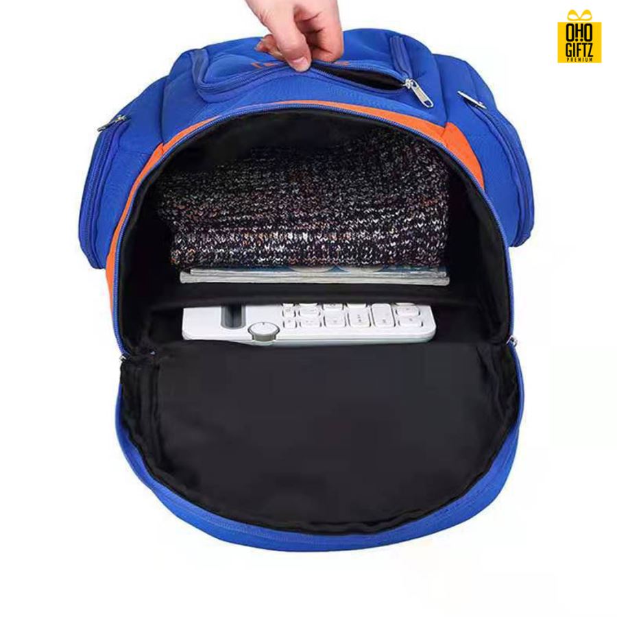 กระเป๋าเป้สะพายหลังกีฬา สกรีนชื่อ สกรีนโลโก้  ทำเป็นของพรีเมี่ยมได้