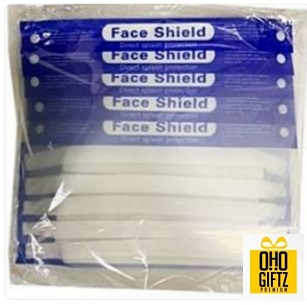 Face shield ป้องกันน้ำลาย ละอองไวรัส เชื้อโรค