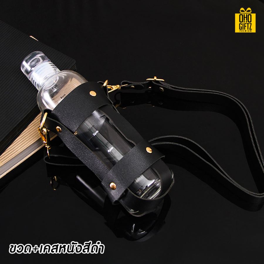 ขวดแก้วน้ำ สกรีนชื่อ เลเซอร์โลโก้ฟรี  ทำเป็นของพรีเมี่ยมได้