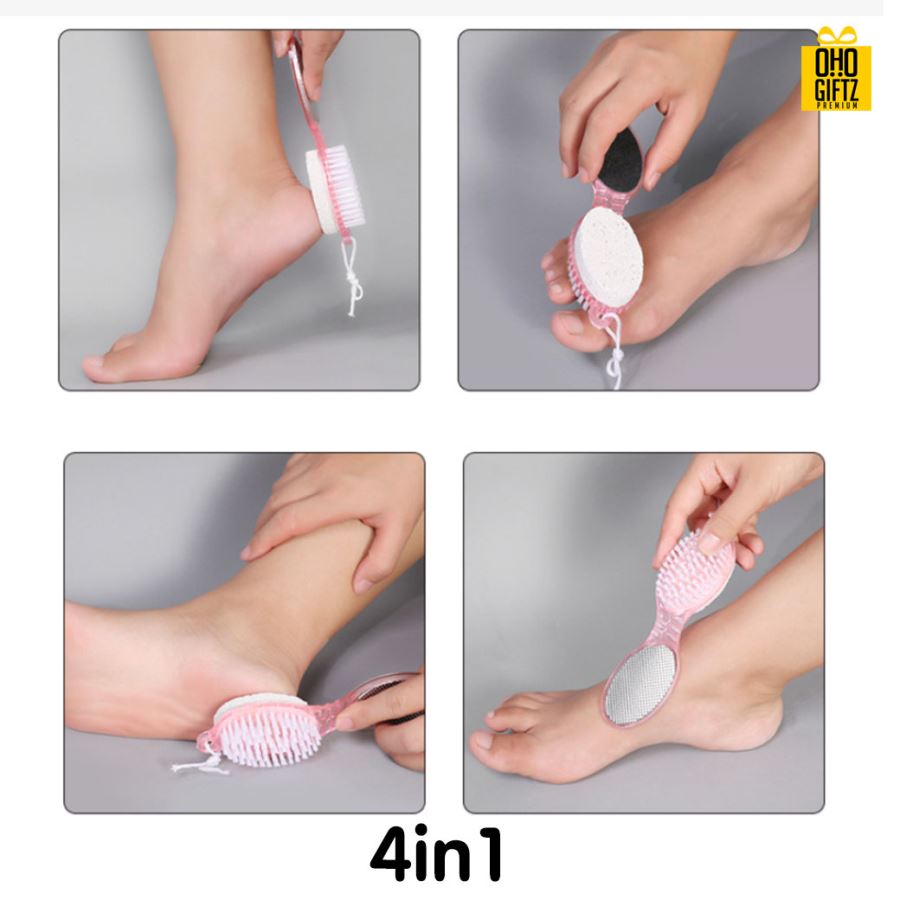 ที่ขัดเท้า 4 in 1 สกรีนโลโก้ สกรีนชื่อร้าน ทำเป็นของพรีเมี่ยมได้