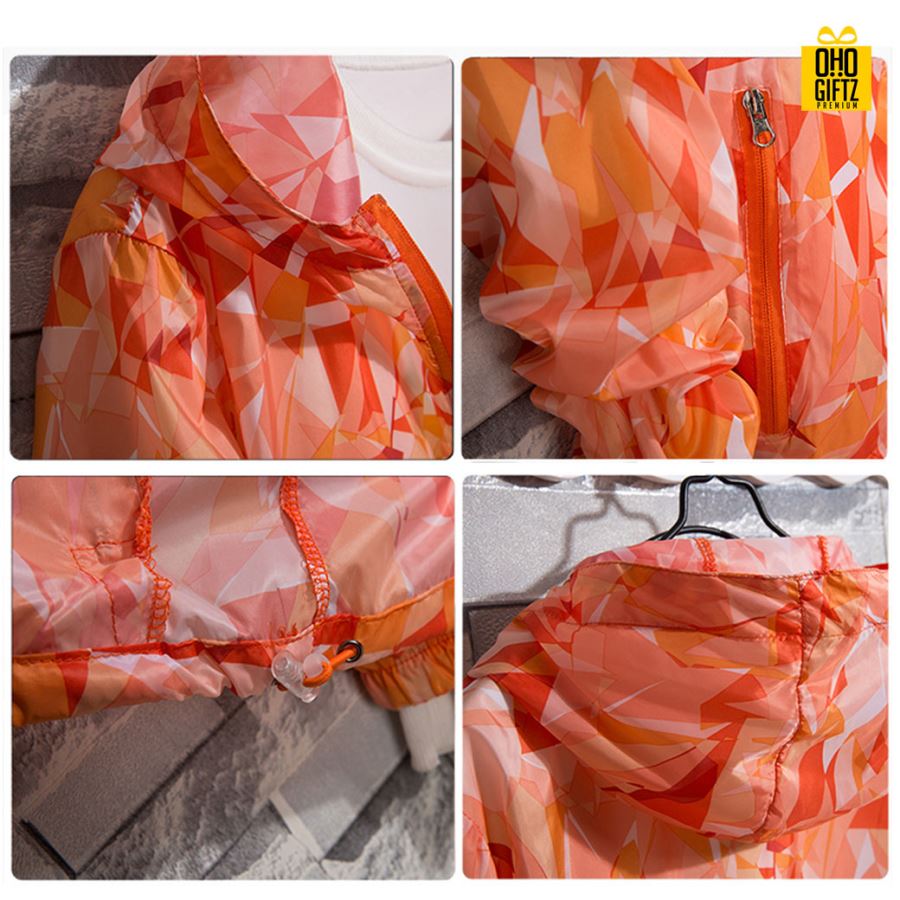 เสื้อคลุมกันแดด UV สกรีนโลโก้ ทำเป็นของพรีเมี่ยมได้