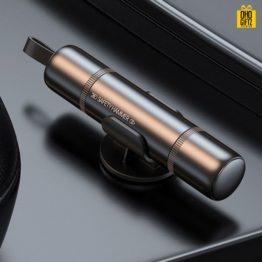 ค้อนทุบกระจกรถยนต์ สกรีนโลโก้ ทำเป็นของพรีเมี่ยม ของชำร่วยได้