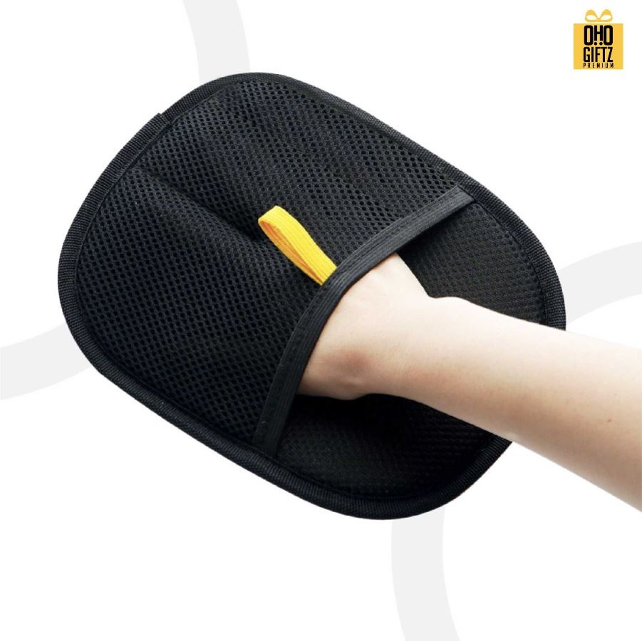 ถุงมือกำจัดขนสัตว์เลี้ยง สกรีนโลโก้ ทำเป็นของพรีเมี่ยม