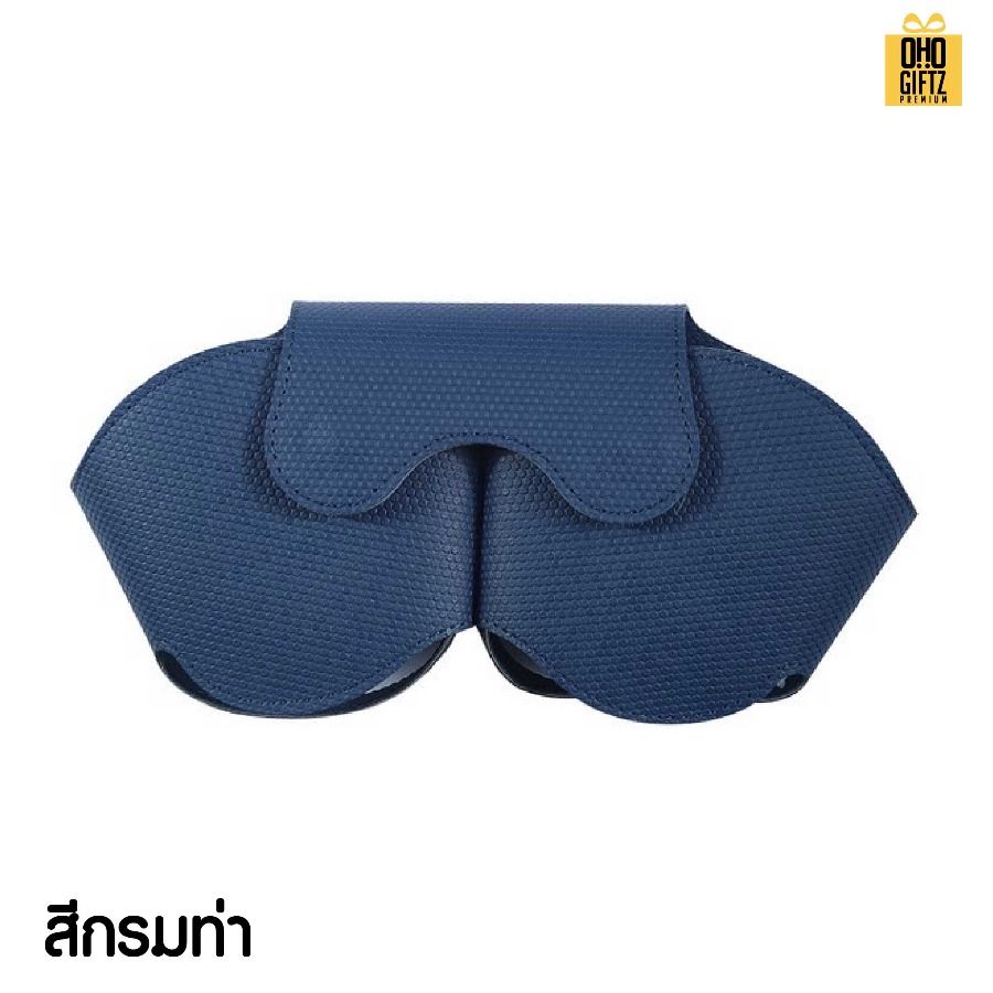 ถุงเก็บหูฟัง หนัง PU สกรีนชื่อ สกรีนโลโก้ ทำเป็นของพรีเมี่ยมได้ 