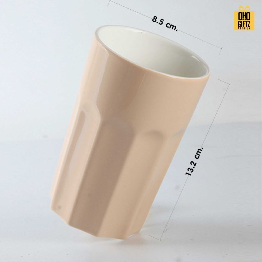 แก้วน้ำเซรามิก มีฝาปิด สกรีนชื่อ สกรีนโลโก้ ทำเป็นของพรีเมี่ยมได้