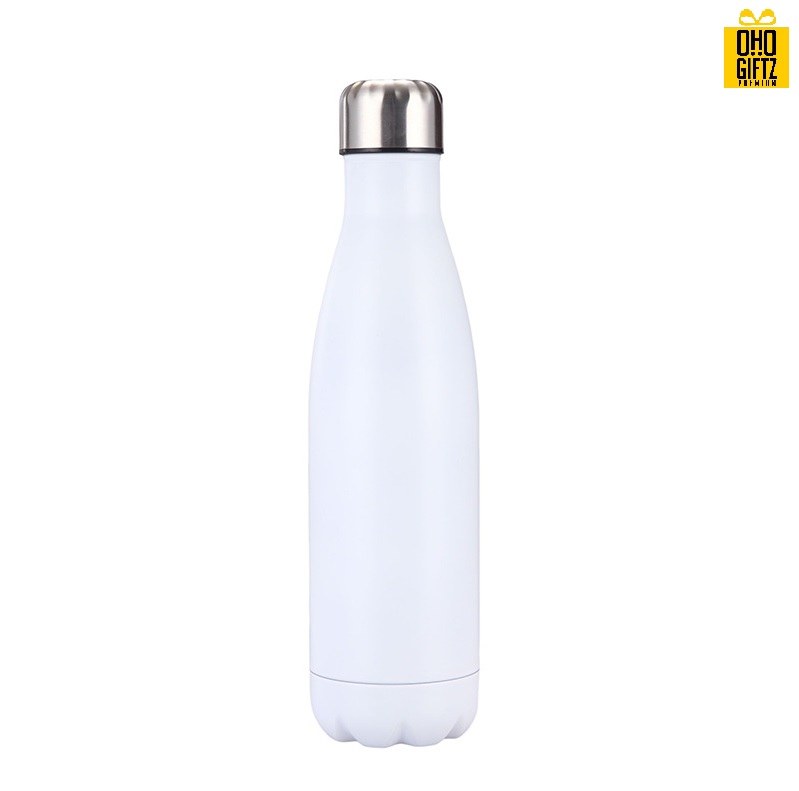 ขวดน้ำสแตนเลส 16 Oz. สกรีนโลโก้  ทำเป็นของพรีเมี่ยมได้