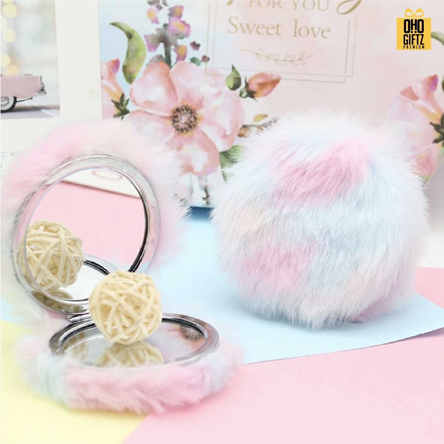 กระจกตุ๊กตาผ้า ดีไซน์ตามต้องการ สกรีนชื่อ สกรีนโลโก้ ทำเป็นของพรีเมี่ยมได้