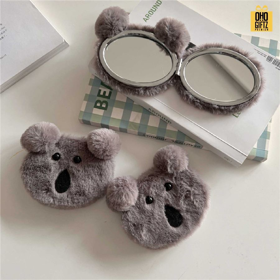 กระจกตุ๊กตาผ้า ดีไซน์ตามต้องการ สกรีนชื่อ สกรีนโลโก้ ทำเป็นของพรีเมี่ยมได้