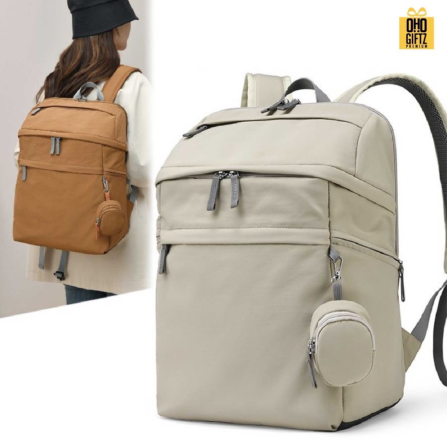 กระเป๋าเป้คุณแม่ลูกน้อย สกรีนโลโก้ ทำเป็นของพรีเมี่ยม