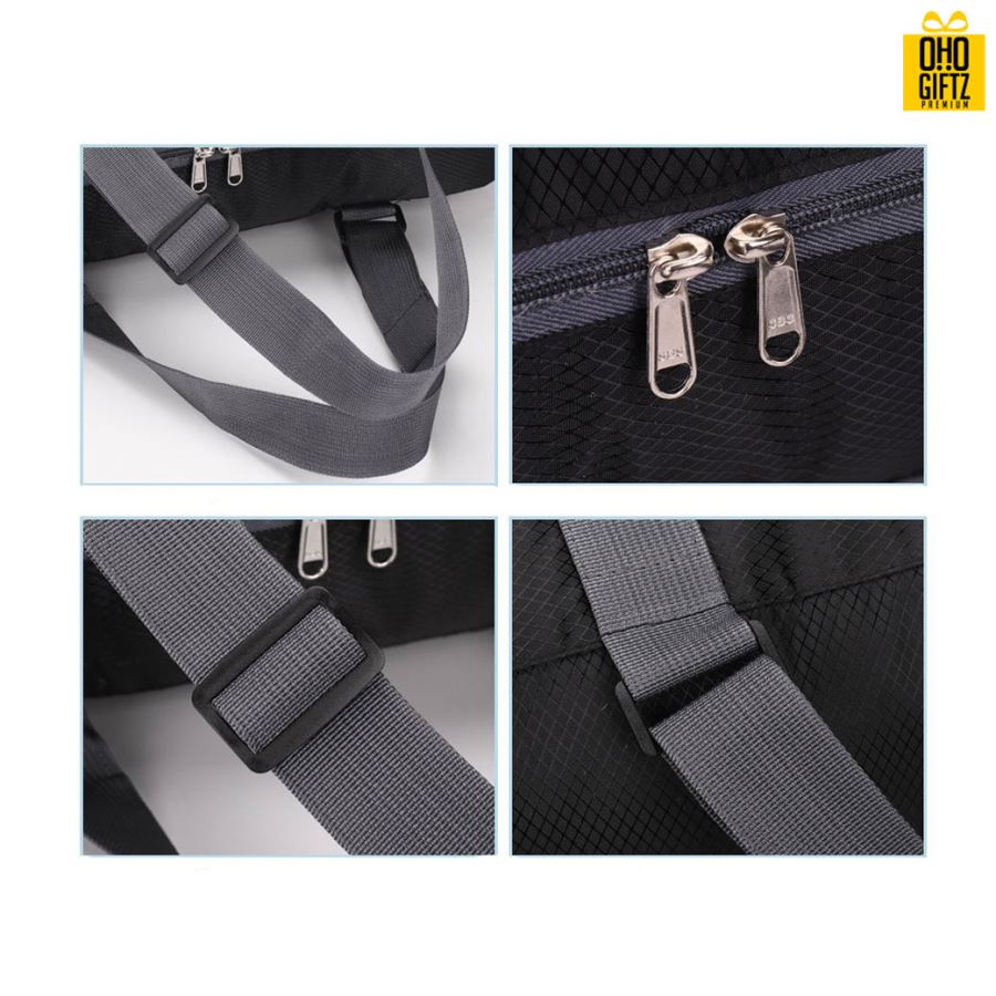 กระเป๋าพับเก็บได้ Carry on สกรีนโลโก้ ทำเป็นของพรีเมี่ยม ของที่ระลึก