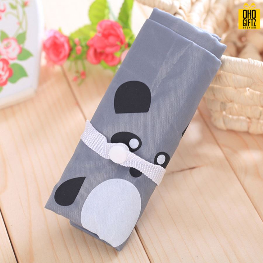 กระเป๋าผ้าม้วนเก็บได้รูปสัตว์น่ารัก สกรีนโลโก้ ทำเป็นของพรีเมี่ยม ของที่ระลึก