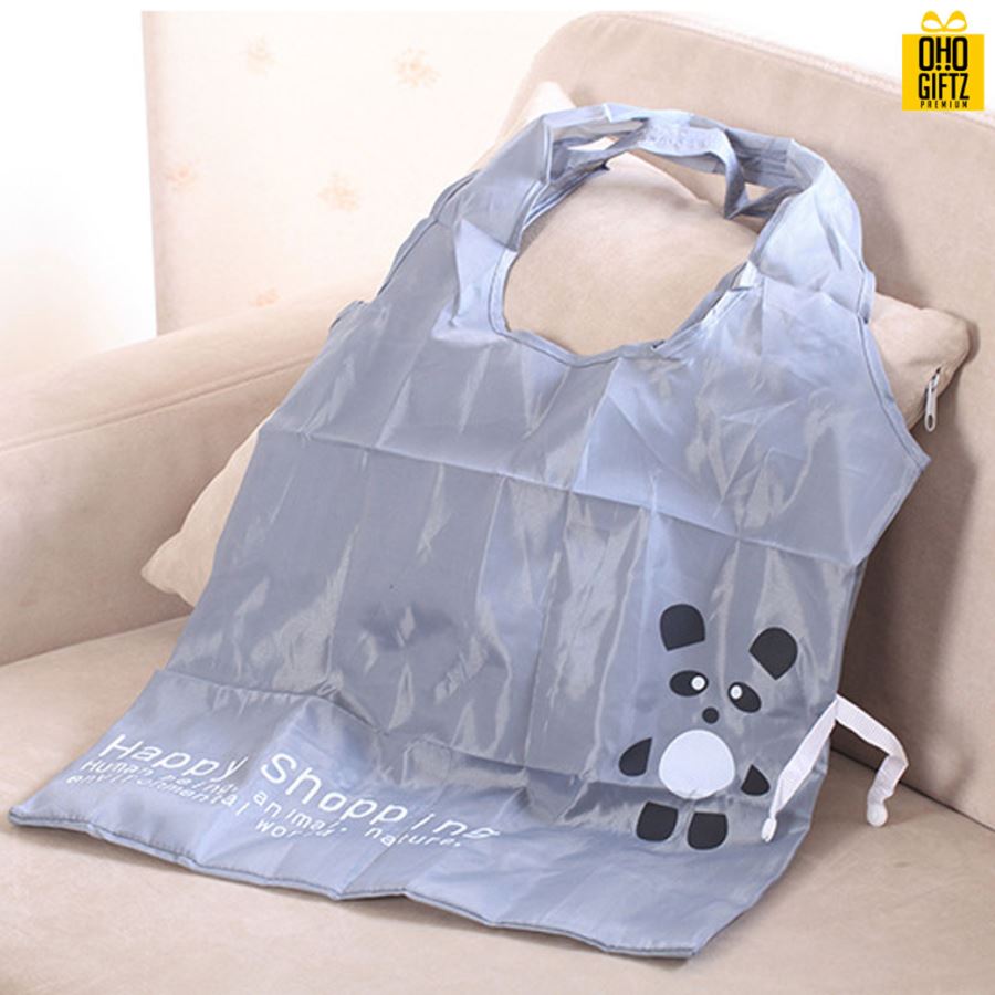 กระเป๋าผ้าม้วนเก็บได้รูปสัตว์น่ารัก สกรีนโลโก้ ทำเป็นของพรีเมี่ยม ของที่ระลึก