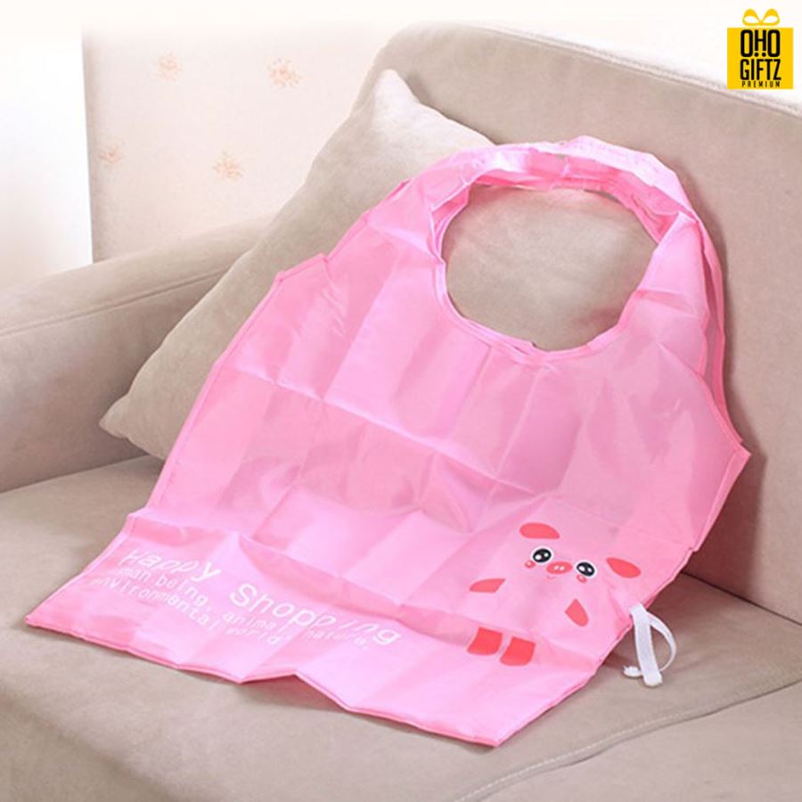 กระเป๋าผ้าม้วนเก็บได้รูปสัตว์น่ารัก สกรีนโลโก้ ทำเป็นของพรีเมี่ยม ของที่ระลึก