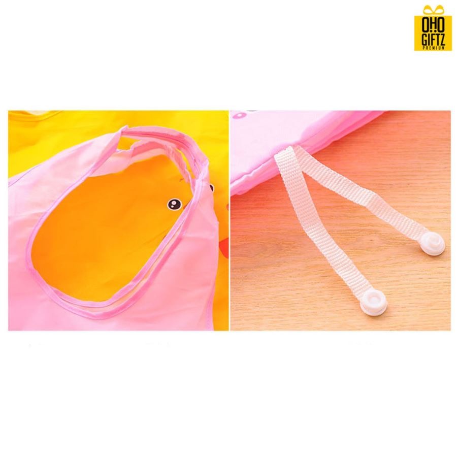 กระเป๋าผ้าม้วนเก็บได้รูปสัตว์น่ารัก สกรีนโลโก้ ทำเป็นของพรีเมี่ยม ของที่ระลึก