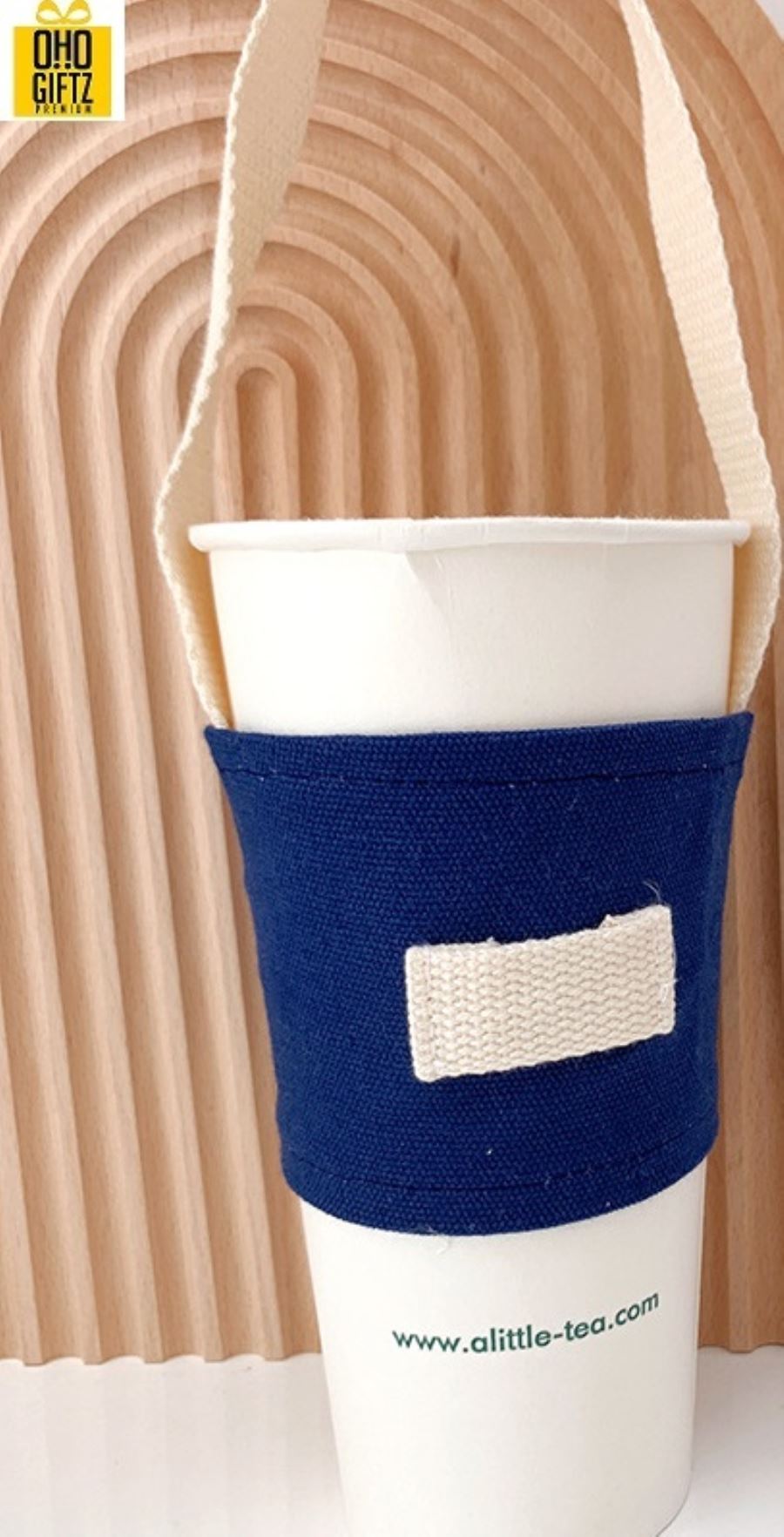 ปลอกหุ้มแก้วน้ำ สกรีนโลโก้  ทำเป็นของพรีเมี่ยมได้ 