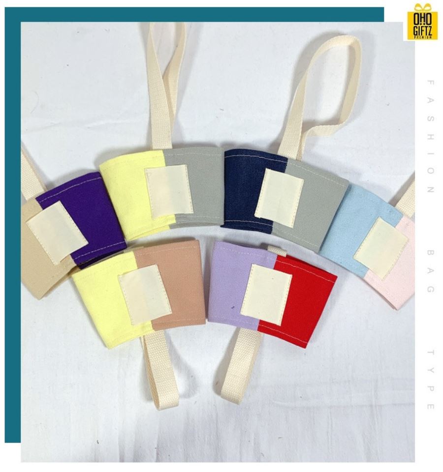 ปลอกหุ้มแก้วน้ำ สกรีนโลโก้  ทำเป็นของพรีเมี่ยมได้ 