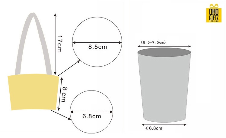 ปลอกหุ้มแก้วน้ำ สกรีนโลโก้  ทำเป็นของพรีเมี่ยมได้ 