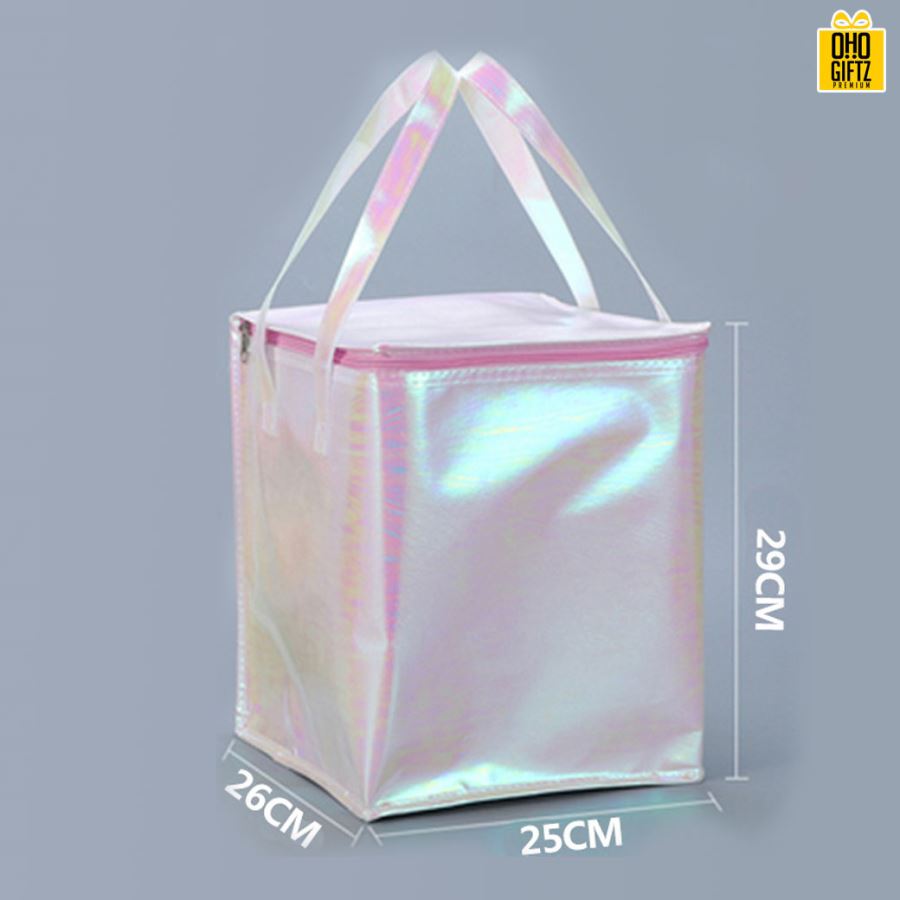 กระเป๋าฉนวนกันความร้อน สกรีนโลโก้  ทำเป็นของพรีเมี่ยม