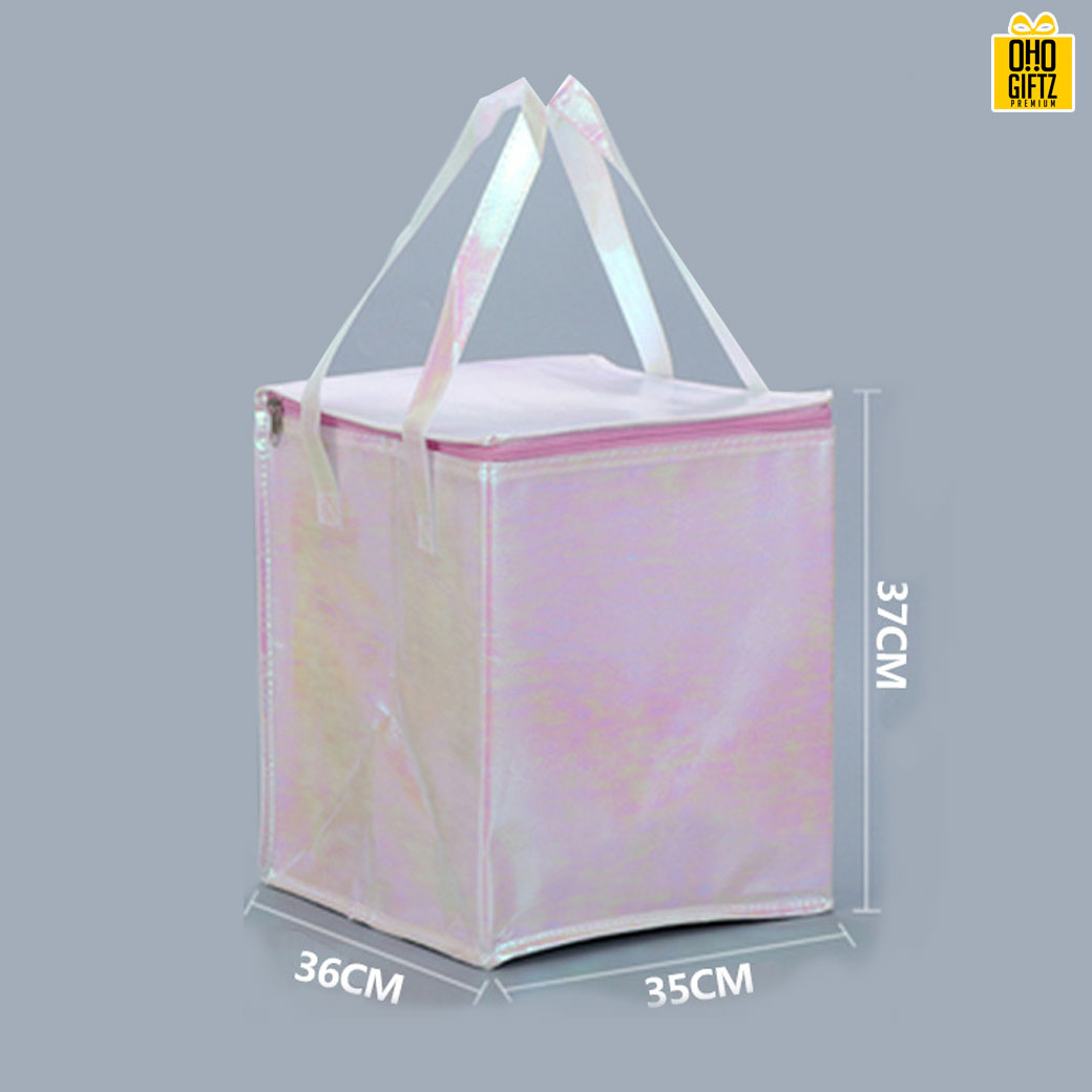 กระเป๋าฉนวนกันความร้อน สกรีนโลโก้  ทำเป็นของพรีเมี่ยม