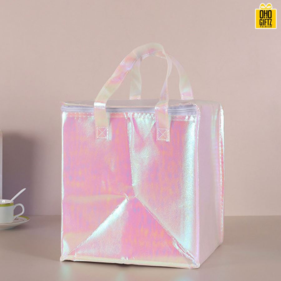 กระเป๋าฉนวนกันความร้อน สกรีนโลโก้  ทำเป็นของพรีเมี่ยม