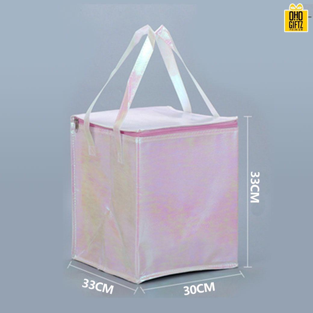 กระเป๋าฉนวนกันความร้อน สกรีนโลโก้  ทำเป็นของพรีเมี่ยม