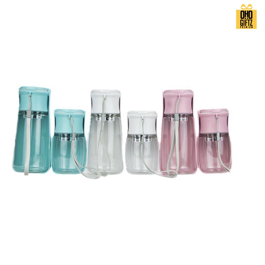 กระบอกน้ำสัตว์เลี้ยงพกพา สกรีนโลโก้ สกรีนชื่อร้าน ทำเป็นของพรีเมี่ยมได้