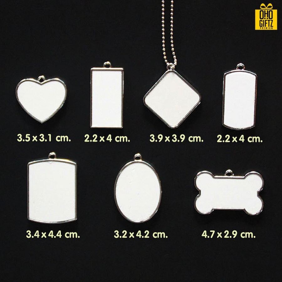 สร้อยคอสุนัข Dog tag 7style พร้อมโซ่ไข่ปลา พิมพ์ภาพได้ไม่จำกัดสี*ไม่มีขั้นต่ำ*