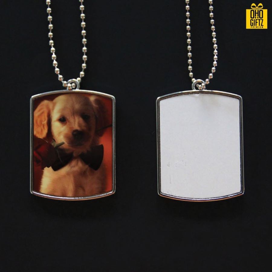 สร้อยคอสุนัข Dog tag 7style พร้อมโซ่ไข่ปลา พิมพ์ภาพได้ไม่จำกัดสี*ไม่มีขั้นต่ำ*