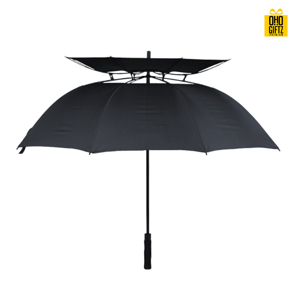 ร่มกอล์ฟขนาดใหญ่ สกรีนโลโก้ ทำเป็นสินค้าพรีเมี่ยมได้