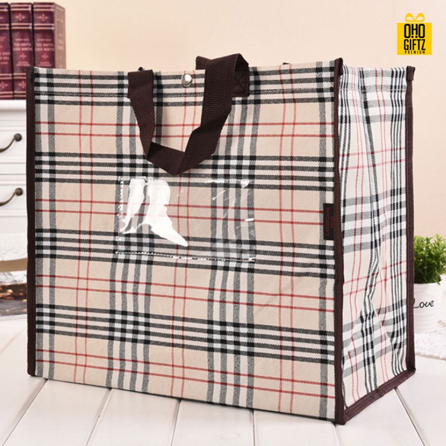 กระเป๋าผ้า Oxford  สกรีนโลโก้ สกรีนชื่อร้าน ทำเป็นของพรีเมี่ยมได้