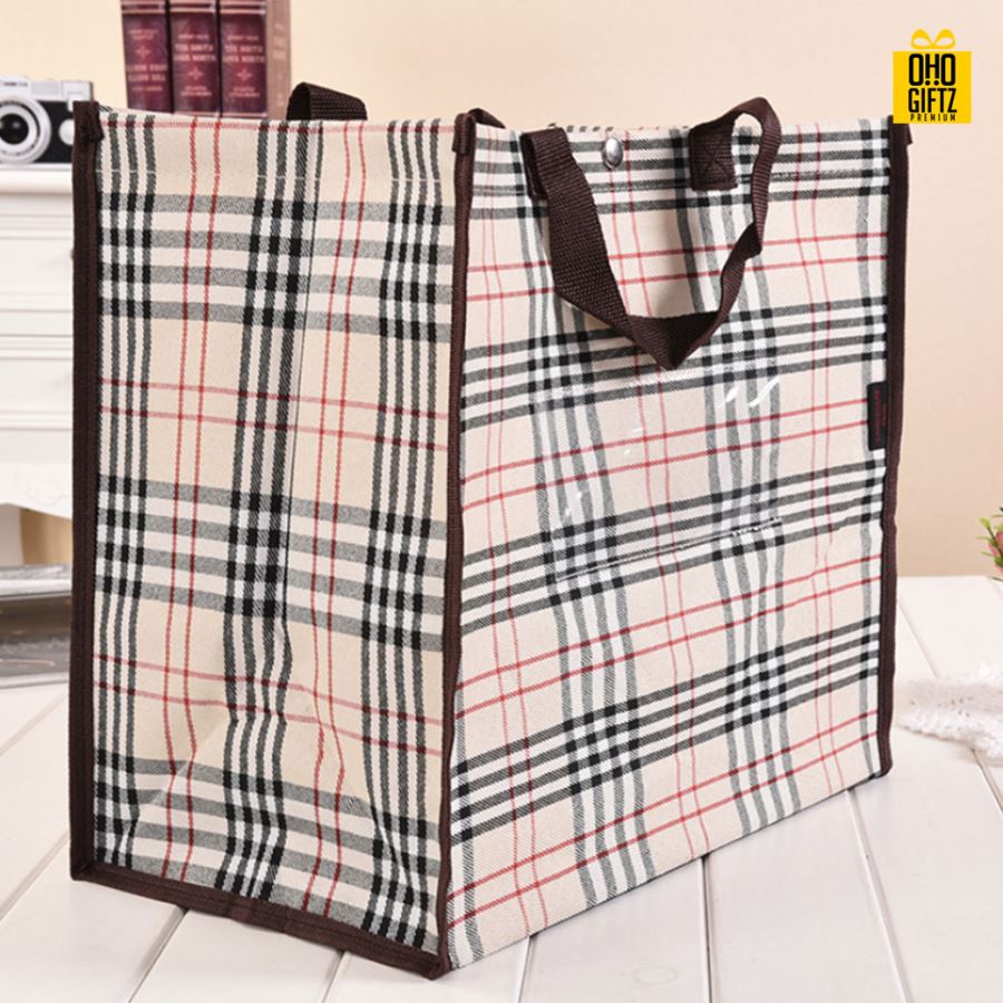 กระเป๋าผ้า Oxford  สกรีนโลโก้ สกรีนชื่อร้าน ทำเป็นของพรีเมี่ยมได้