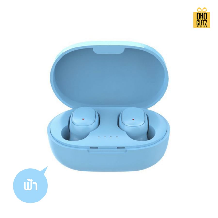 หูฟังบลูทูธสเตอริโอไร้สาย สกรีนชื่อ สกรีนโลโก้ ทำเป็นของพรีเมี่ยมได้ 