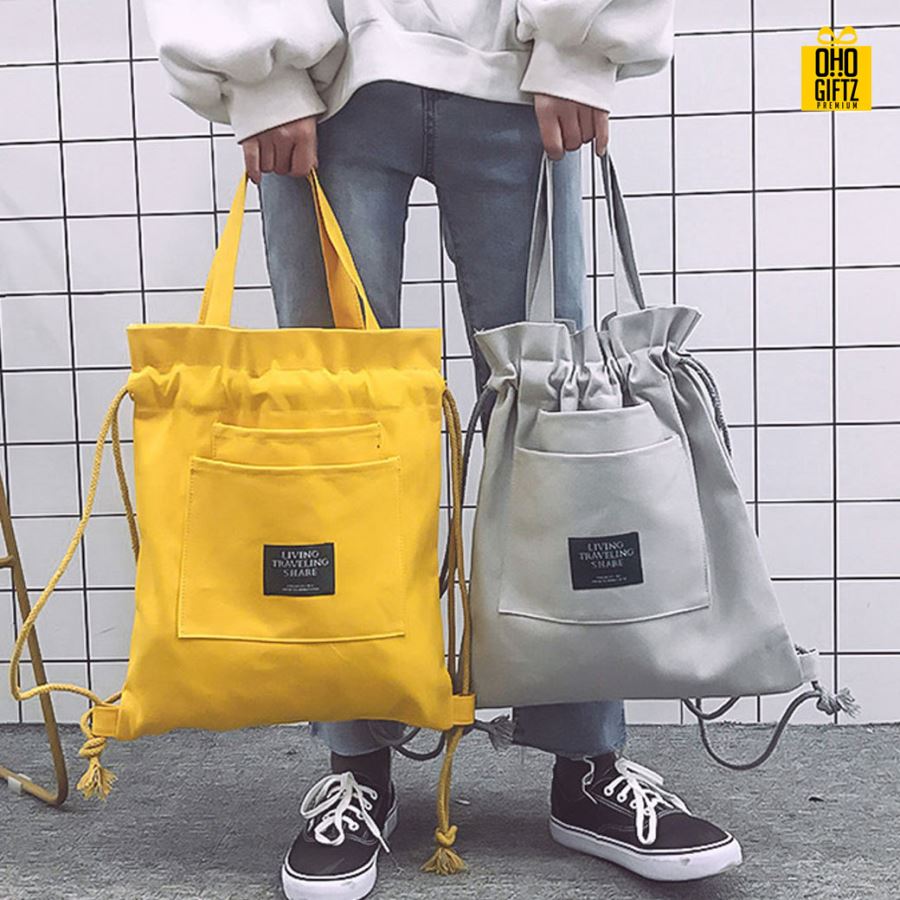 กระเป๋าเป้สะพาย สกรีนโลโก้ ทำเป็นของพรีเมี่ยม