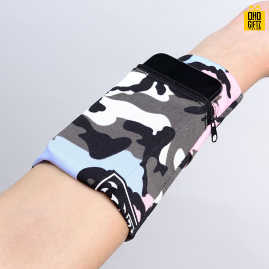 กระเป๋ารัดข้อมือ สำหรับนักกีฬา Bag armband สกรีนโลโก้ ทำเป็นของพรีเมี่ยมได้