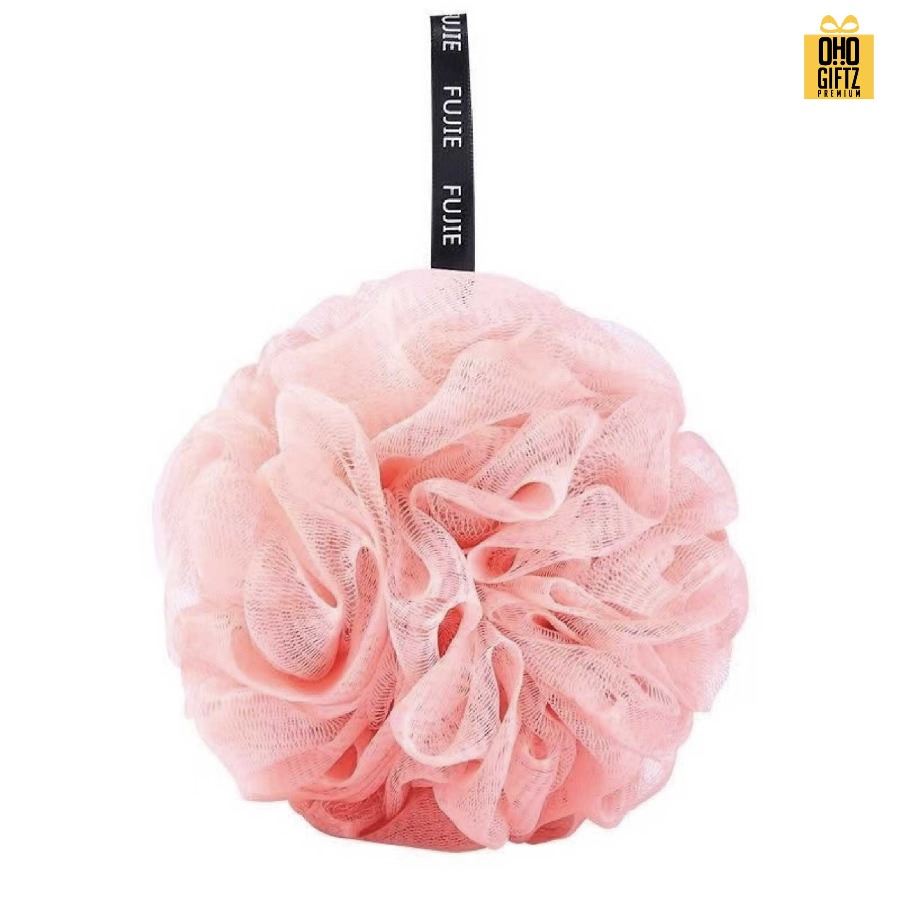 ฟองน้ำขัดตัวพร้อมสายคล้อง ติดลาเบล สกรีนโลโก้ ทำเป็นของพรีเมี่ยมได้