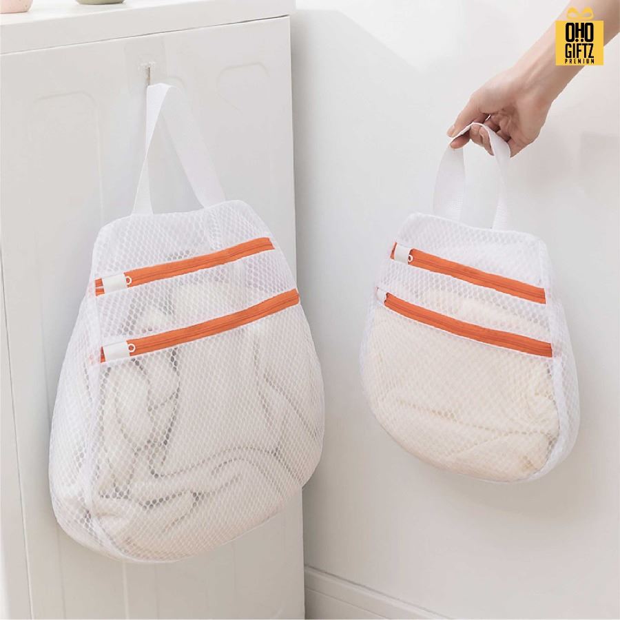 ถุงซักผ้าดีไซน์ใหม่ สกรีนโลโก้ ทำเป็นของพรีเมี่ยม ของชำร่วยได้