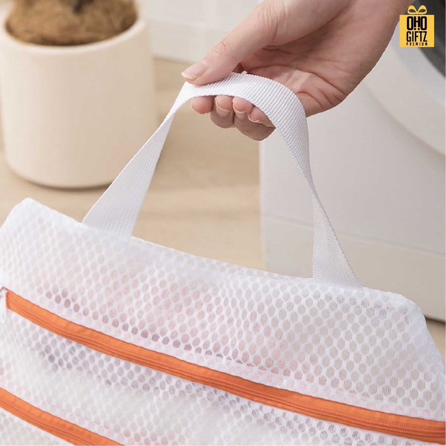 ถุงซักผ้าดีไซน์ใหม่ สกรีนโลโก้ ทำเป็นของพรีเมี่ยม ของชำร่วยได้