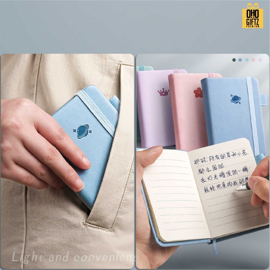 สมุดโน๊ตจิ๋วพกพา สกรีนโลโก้ ทำเป็นของพรีเมี่ยม ของชำร่วย