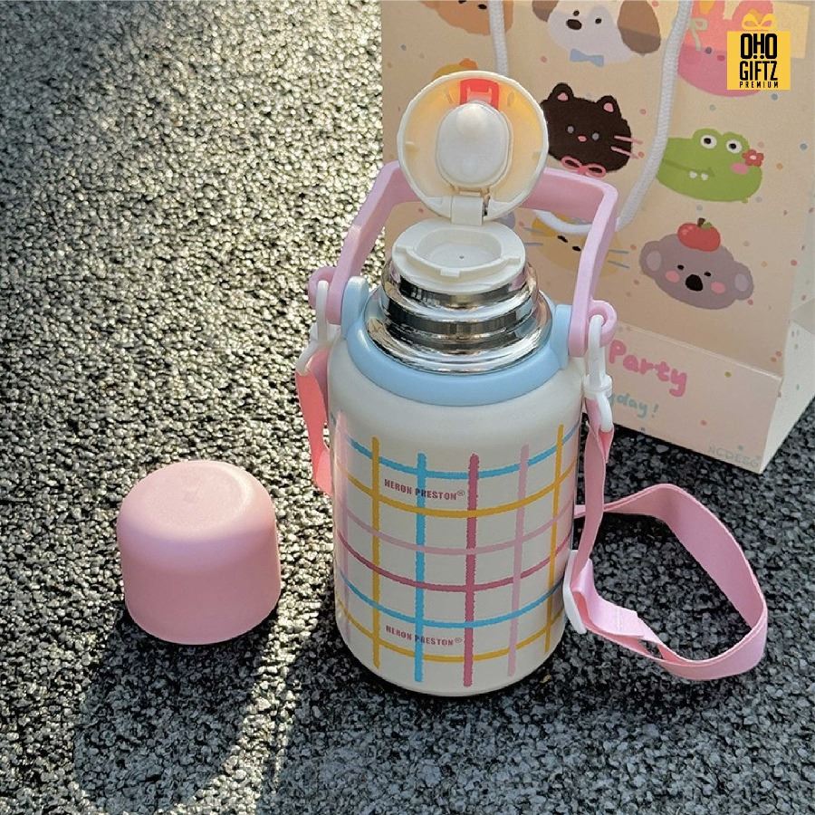 กระติกน้ำสแตนเลส 316 สกรีนโลโก้ ทำเป็นของพรีเมี่ยมได้